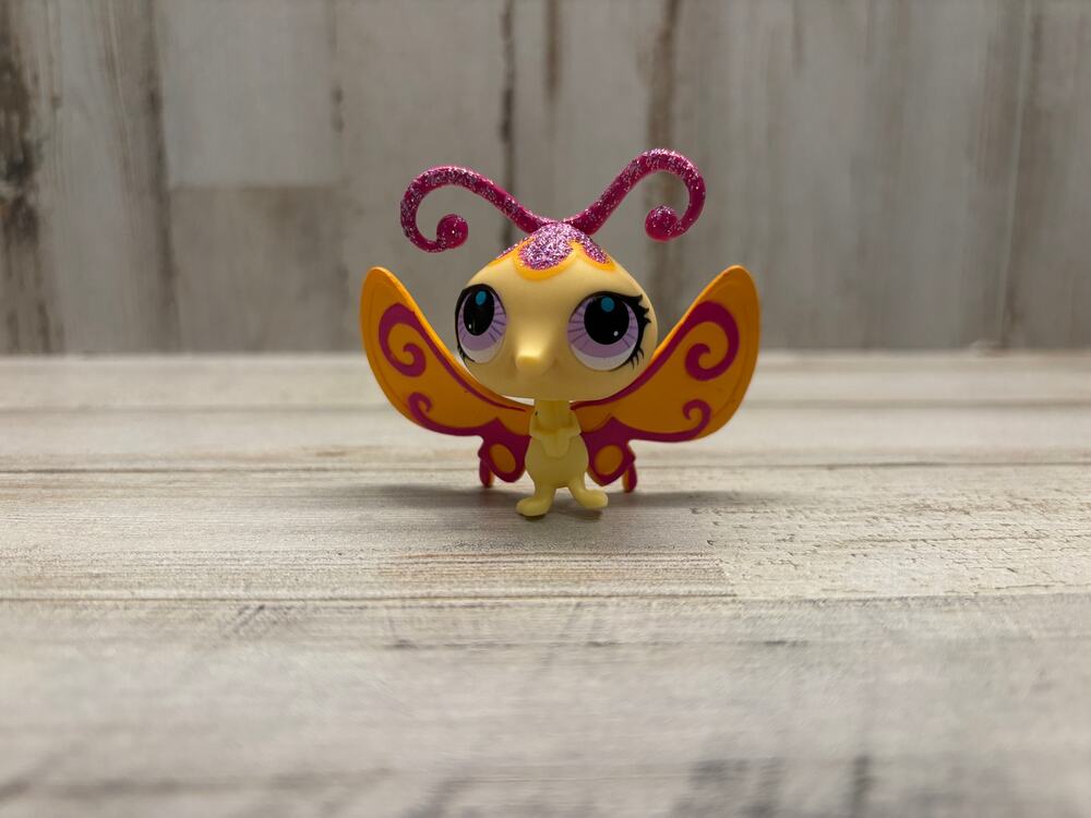 Lps Littlest Pet Shop Glitter Butterfly EUC